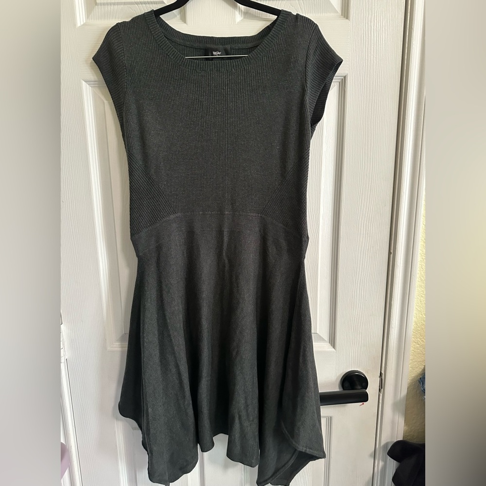 Mossimo Gray Fit and Flare Skater Dress XXL